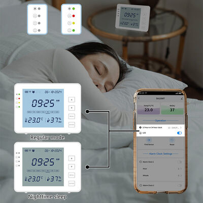 Хорошая цена. Умный цифровой термометр WiFi Гигрометр цифровой для мониторинга температуры и влажности в режиме реального времени онлайн