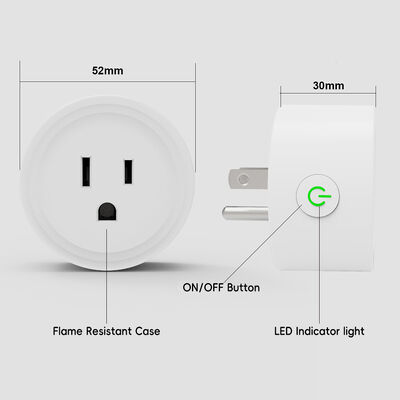 Хорошая цена. Школьный дом Alexa Google Wifi Smart Plug 220В 300г Белый OEM онлайн