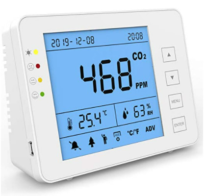 Хорошая цена. 20ppm Внутренний CO2 счетчик, регистратор данных, Монитор качества воздуха для дома онлайн