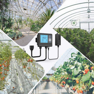 Хорошая цена. Системы контроля расщепления углекислого газа для коммерческих парниковых систем регулятор CO2 Контроллер NDIR-сенсор онлайн