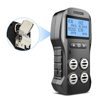 Хорошая цена. Устойчивый портативный 4 газовый детектор для мониторинга опасных газов онлайн