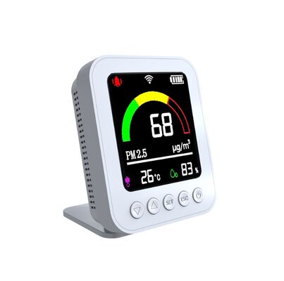 Хорошая цена. All-in-One Handheld Air Quality Monitor TFZN-ZG - Formaldehyde/PM2.5/TVOC/Temp Humidity Tester онлайн