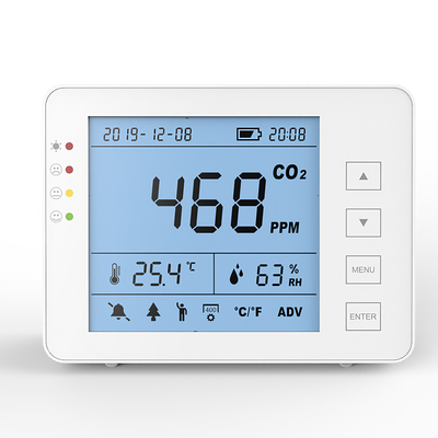 Хорошая цена. Внутренний перезаряжаемый счетчик CO2 с недисперсивным инфракрасным датчиком NDIR онлайн