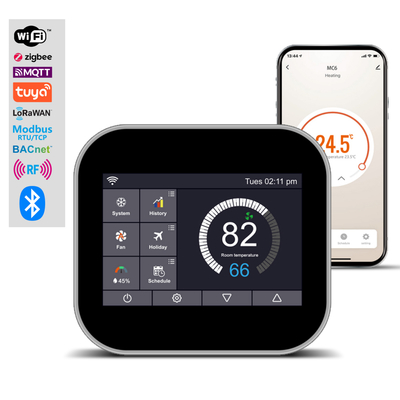 Сертифицированный CE/FCC Tuya Smart WiFi термостат, беспроводной программируемый контроллер для систем отопления HVAC, теплых полов, для домашнего и коммерческого использования