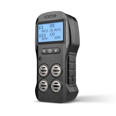 Хорошая цена. Высокоточный портативный газоанализатор X-4 4-в-1 EX O2 CO H2S, многоязычный, с регистрацией данных, аккумулятор 2000 мАч, оптовая продажа онлайн