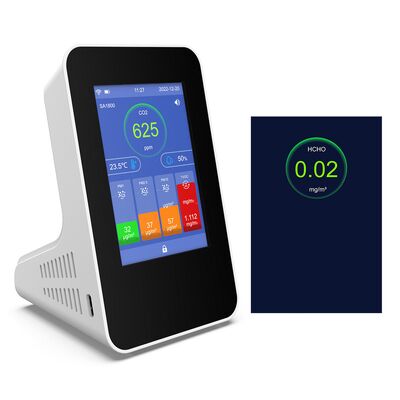 SA1800 детектор качества воздуха в помещениях - высокоточный HCHO и TVOC-метр с сигнализацией о CO, монитор токсичных газов для нового дома и детской комнаты